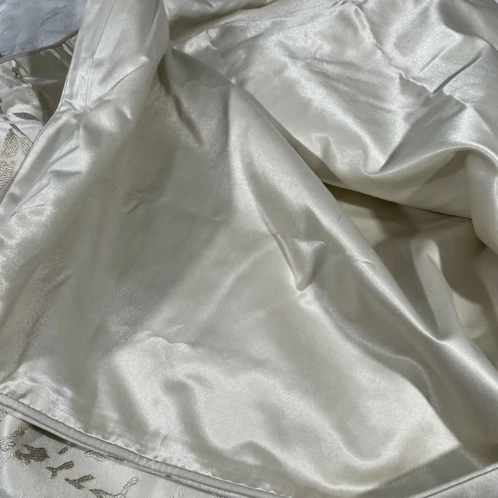 NIB $400 Hudson Park Collection [ Full / Queen ] Reeds Duvet‎ Cover Only #D300